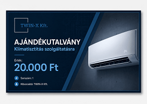 Ajándékutalvány - Klímatisztítás